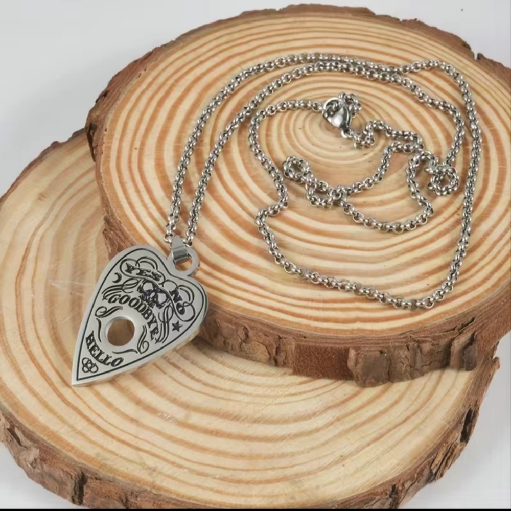 Ouija planchet necklace - Picture 2 of 4
